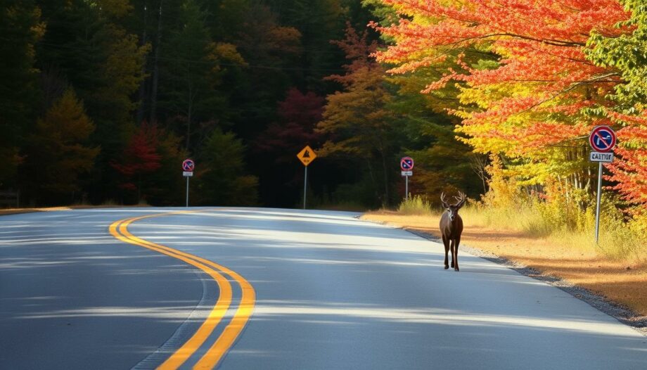 wildlife safety on Maine roads